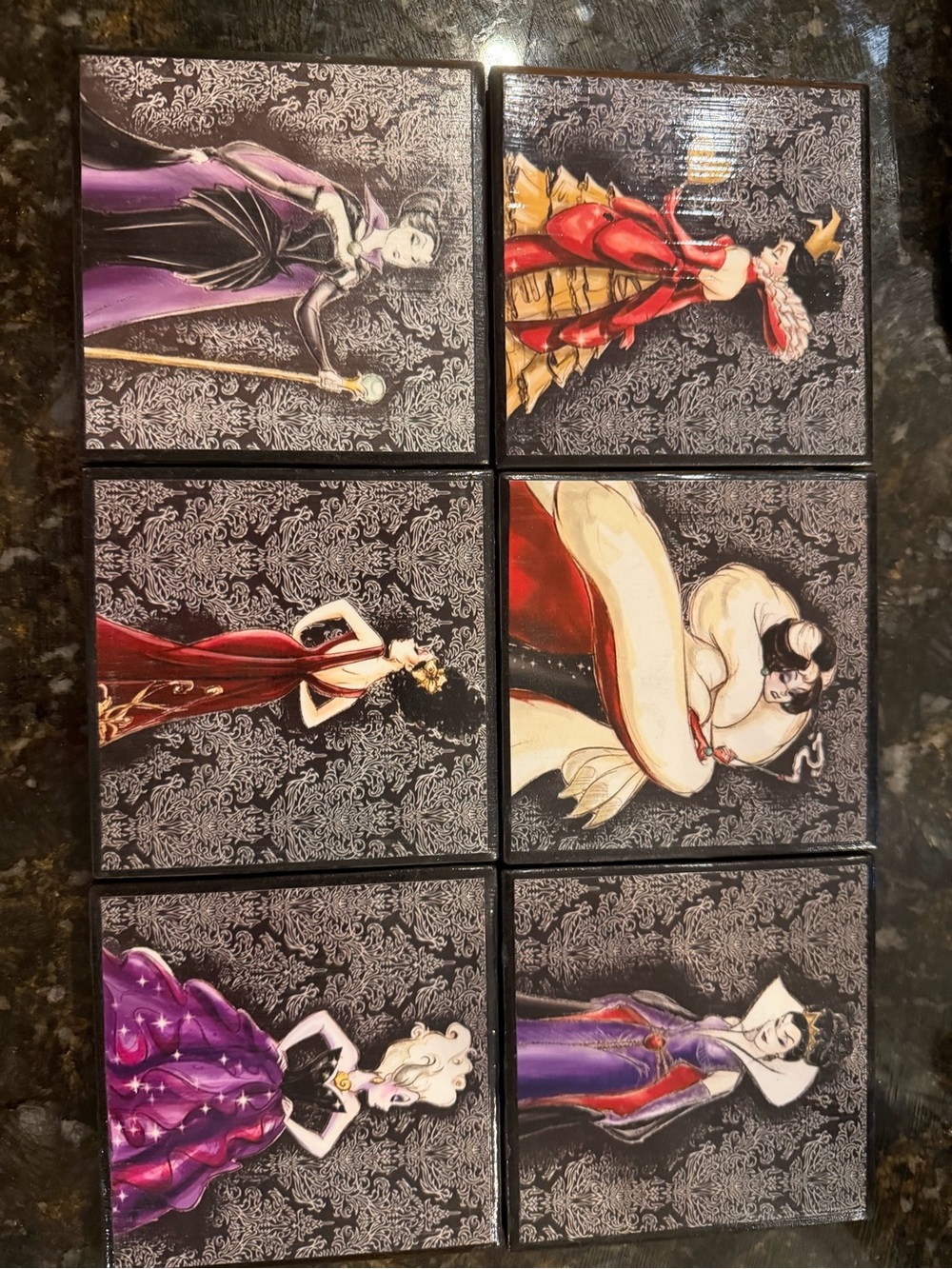 Disney villians Coaster set